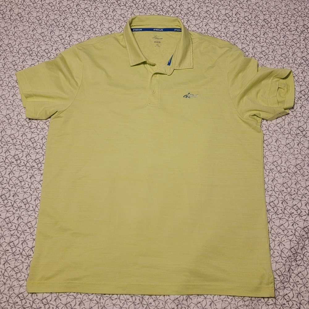 Men's XXL Greg Norman Lime Green Polo